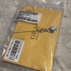 Moissanite necklace