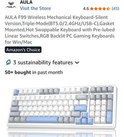 AULA F99 Wireless Mechanical Keyboard