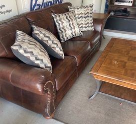 Beautiful leather couch