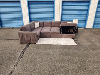 Sectional Sleeper Sofa With Chaise + Storage FREE DELIVERY