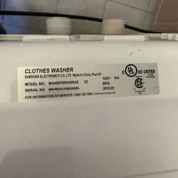 Samsung Top Washer