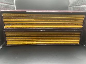 National Geographic Magazine Complete 2007 in Faux Leather Slip Cases (12 magazine 