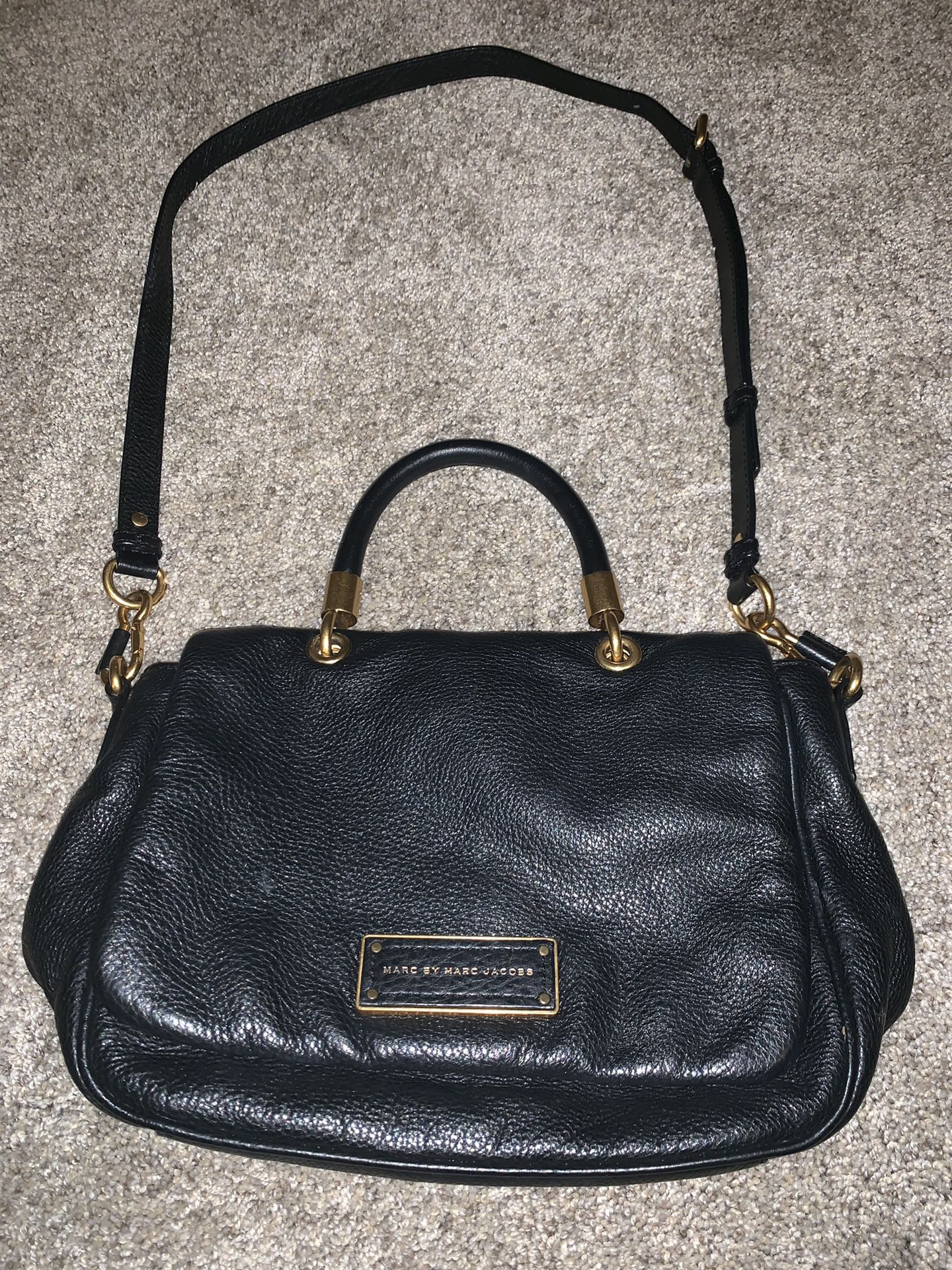 Marc by Marc Jacobs black leather bag