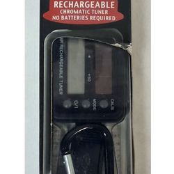 TASCAM TC-1S Solar Rechargeable Chromatic Tuner w/ Cable Clip On Guitar Bass NEW