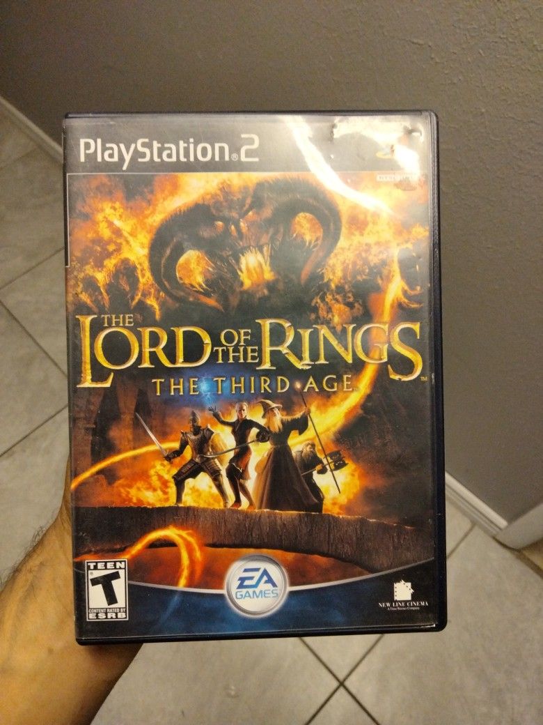 Ps2 PlayStation 2 Lord Of The Rings