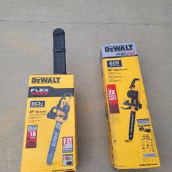 Dewalt 16" $200 - 20" $250 Chainsaw Brushless Flexvolt 60v 