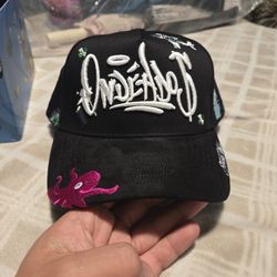 Ondeado Suede Brim Snapback Hat 