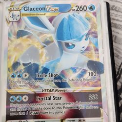 Glaceon V Star Jumbo Card 