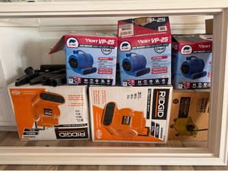 NEW Commercial Air Movers / Carpet Dryers – RIDGID & B-Air – Contractor Grade!