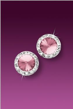 Colored Crystal Earrings