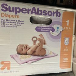 Diapers Size 1 168 Count 