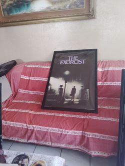 Vintage poster with frame 24x37 The Exorcist