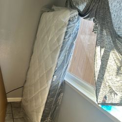 Brand new Twin bed and bed frame 