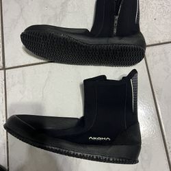 Akona a New With Bag Dive Boots Size 15 Neoprene Zippered