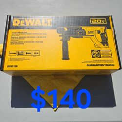 $140 Dewalt 1" SDS Plus Rotary Hammer  Drill 20-Volt (D-Handle) Tool-Only