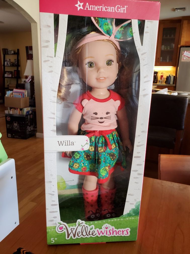 American Girl Wellie Wishers Doll- Willa