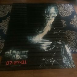 Planet of the Apes - Tim Burton original movie poster vinyl