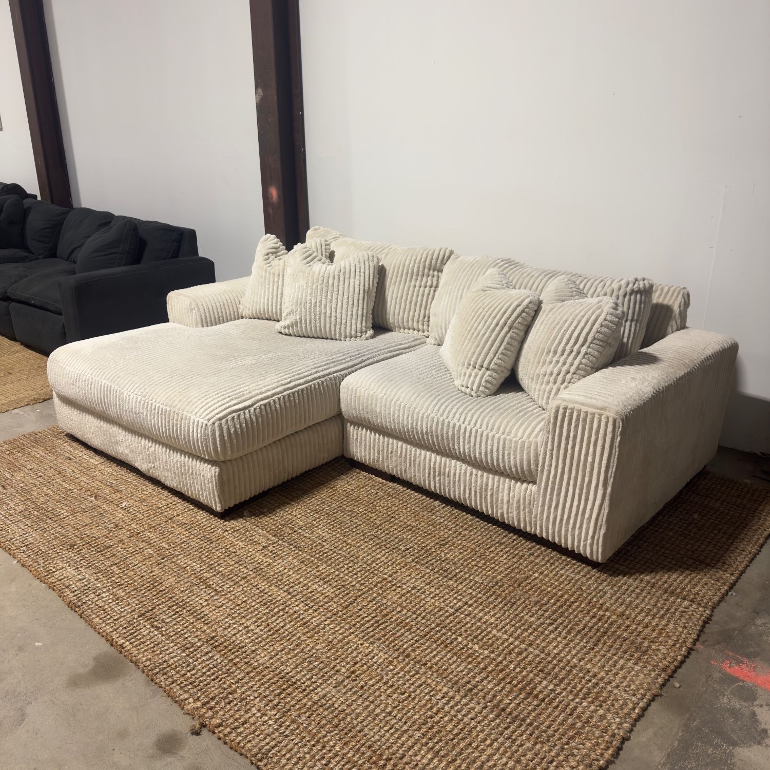 Off-White Sectional Sofa ๐ Delivery Available