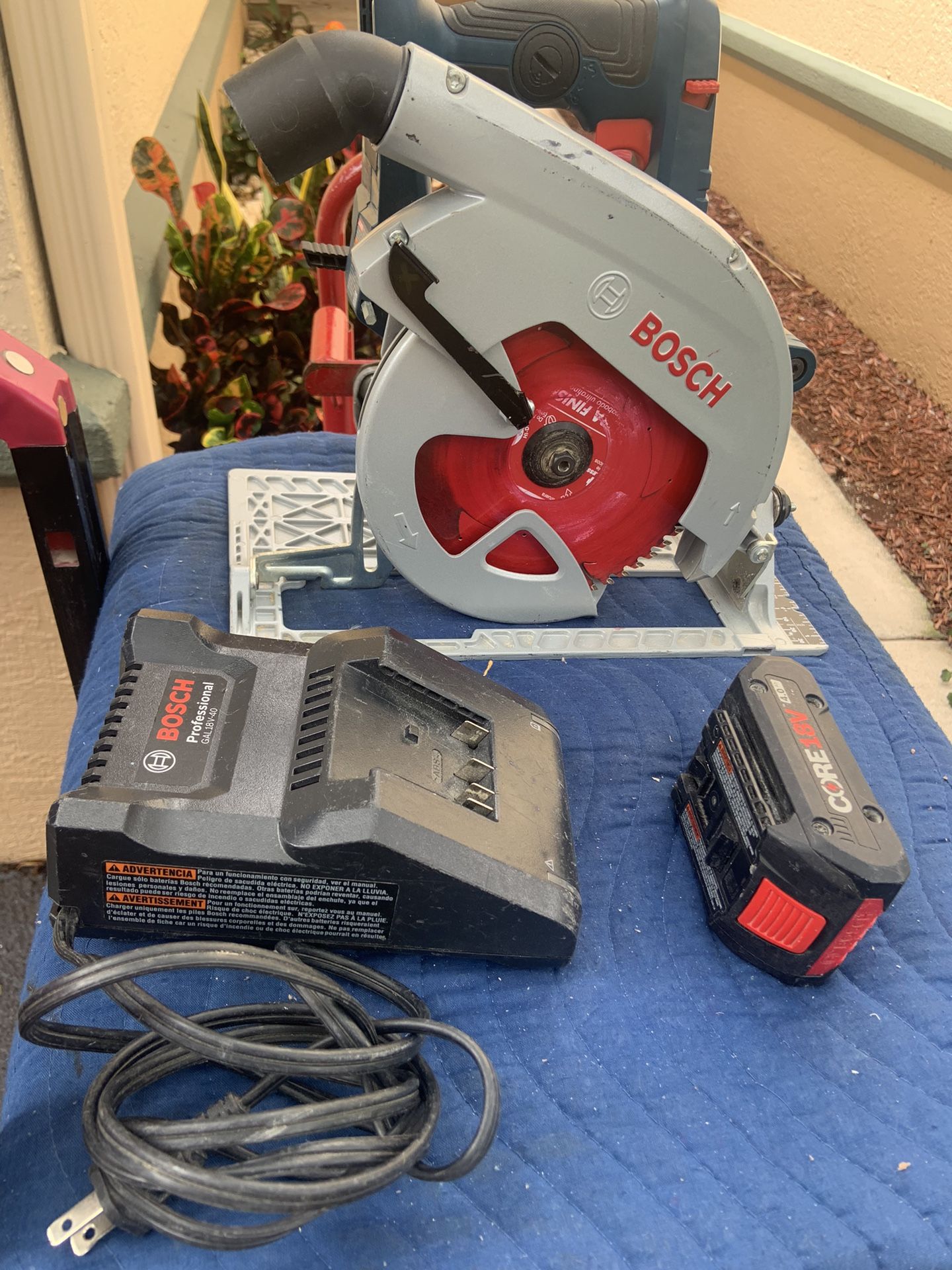 Cordless Bosch Strongarm 7 1/4” Circ. Saw