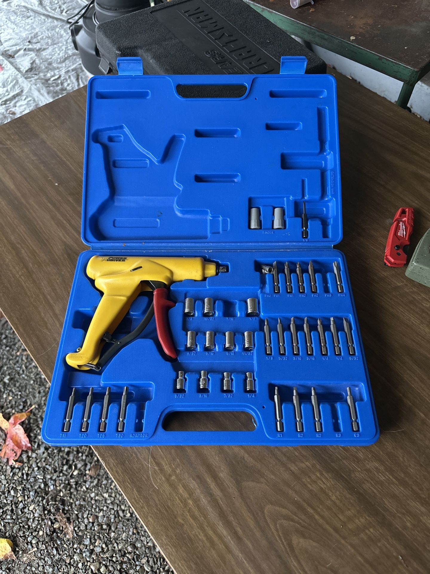 PowerDriver Impact Screwdriver Kit – Full Set w/ Case