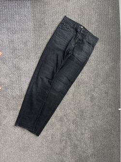 For All Mankind Black Skinny Jeans Size 31x32