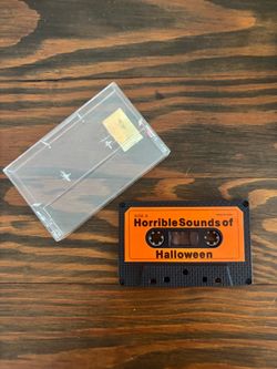1990s Horrible Sounds of Halloween Cassette Tape