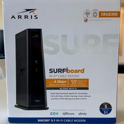 ARRIS SURFboard SBG8300 Cable Modem + WiFi Router
