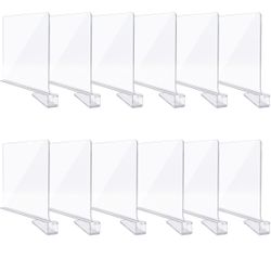 ZORCOR • Clear Acrylic Shelf Dividers, Closet Shelf Divider and Closet Separator for Organization in Bedroom, Kitchen and Office Plas🆕✅New In The Box