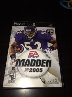 Ps2 madden 2005