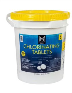 40lbs chlorinated  tablets