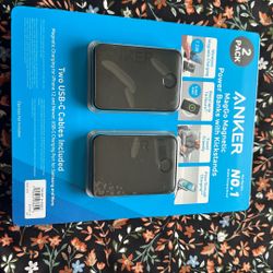 Magnetic Power Bank With Kickstand  2 Pack