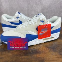 Nike Air Max 1 OG Anniversary Royal 2017 Restock Pair Size 13 908375-102 Men’s Shoes Rare