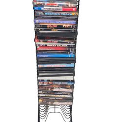Black DVD Organizer Rack  -dvds Not Included