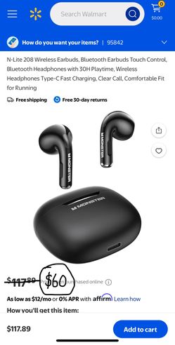 N-Lite 208 Wireless Earbuds 60% OFF