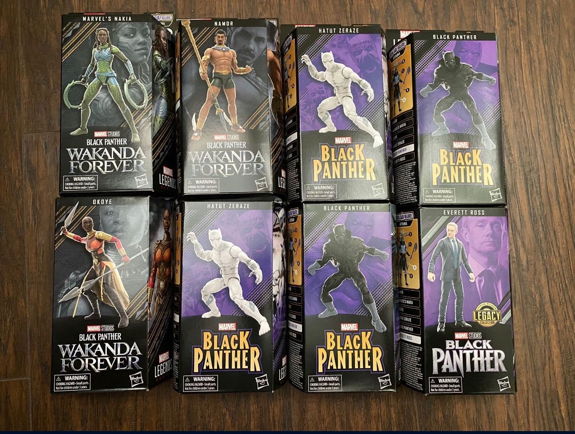 Black Panther 2 Marvel Legends Set (9)