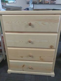 Solid wood chest