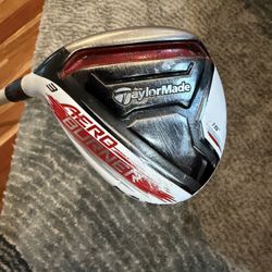 TaylorMade Aeroburner 3 Wood 15* R Flex Matrix Speed RUL-Z 60 Graphite Left Hand
