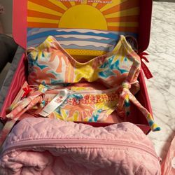 Pink Palm Puff Sherbert Swirl 