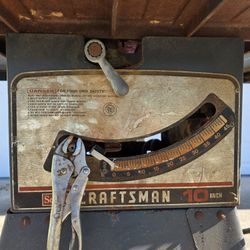 Craftsman 10 Inch Belt Drive Tablesaw