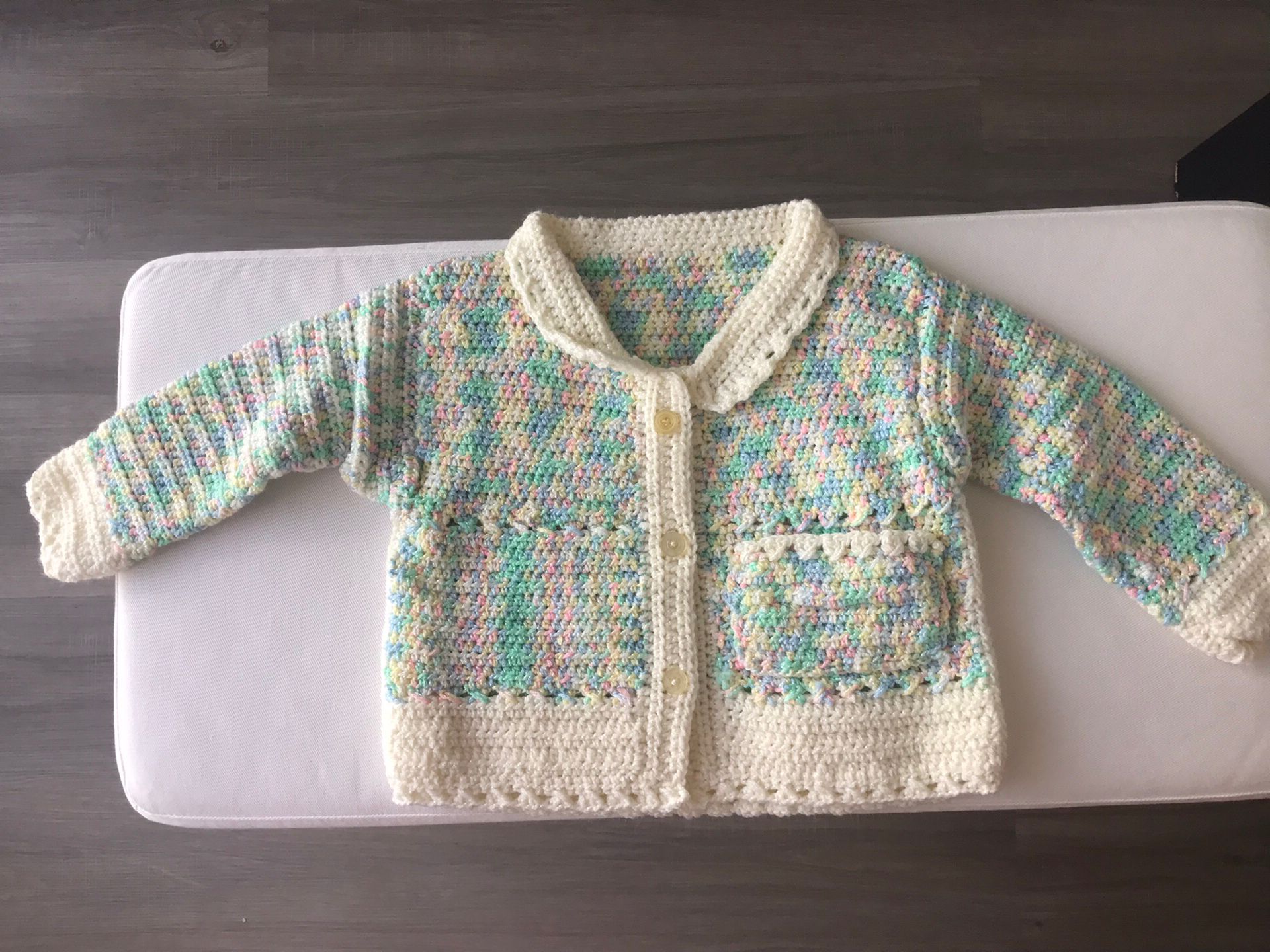 Baby Crochet Cardigan 