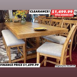 9pcs Dining Set 