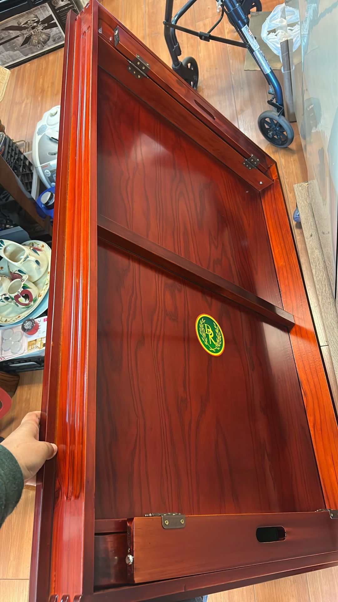 Asian Cherrywood Asian Foldable Table