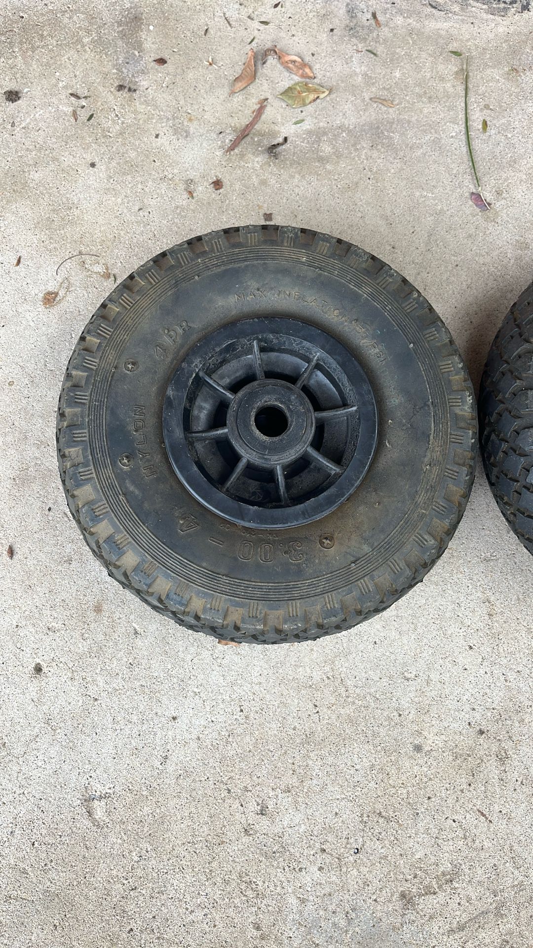 Two Utility Tires 3.00 - 4
