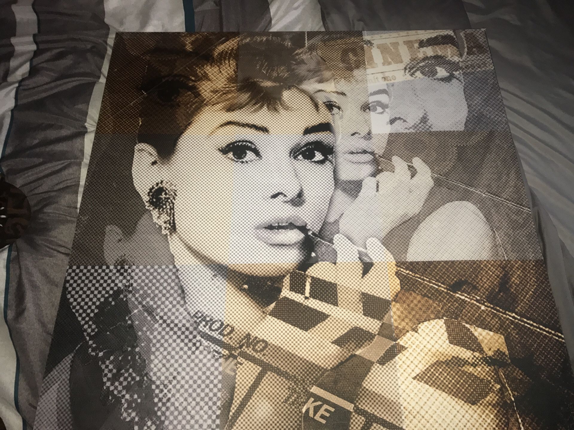 Beautiful portrait of famous actress