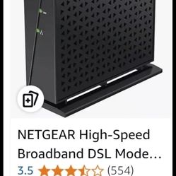 NETGEAR DM200-100NAS DSL VDSL High Speed Broadband Modem