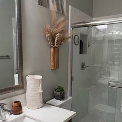 NEW Wood Wall Planter for Dried Flowers and Artificial Greenery Indoor Plants Holder Decoration