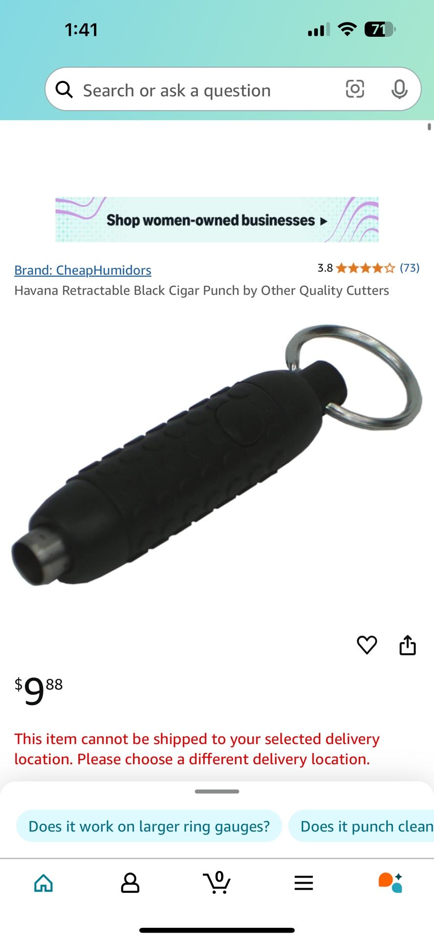 Cigar Punch Cutter