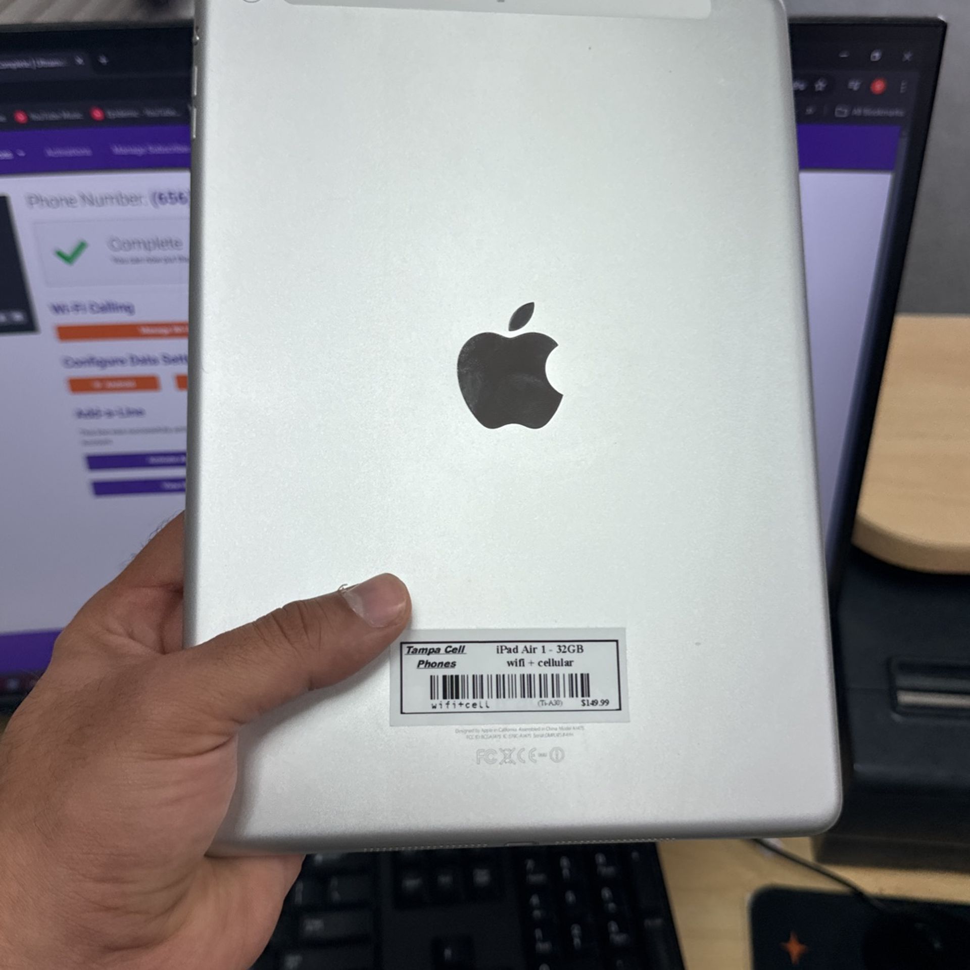 iPad Air 1 WiFi + Cellular