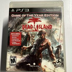 Dead Island	 PS3 