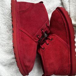 Red Uggs size 10